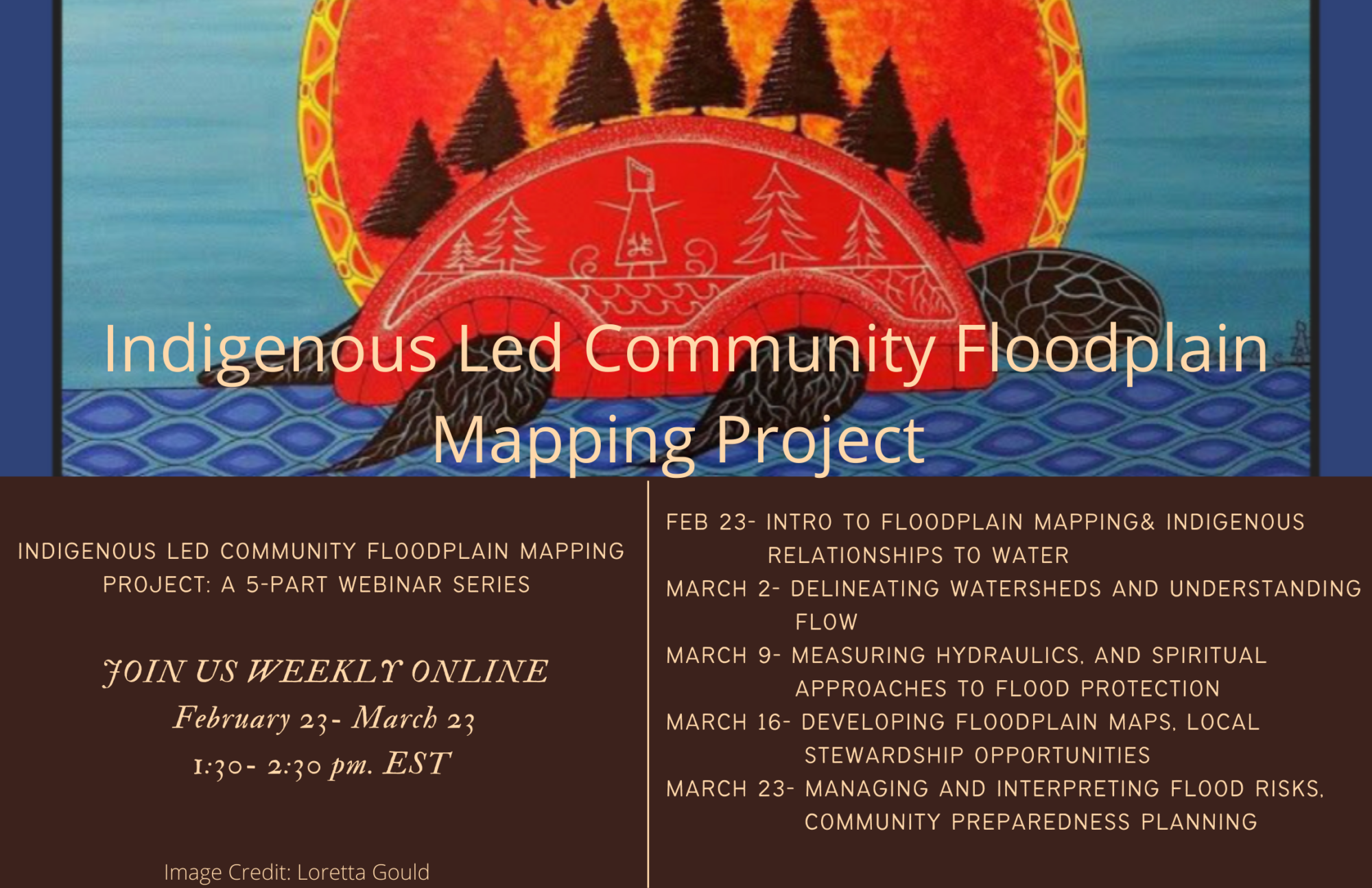 Indigenous led Community Floodplain Mapping 5-part webinar series