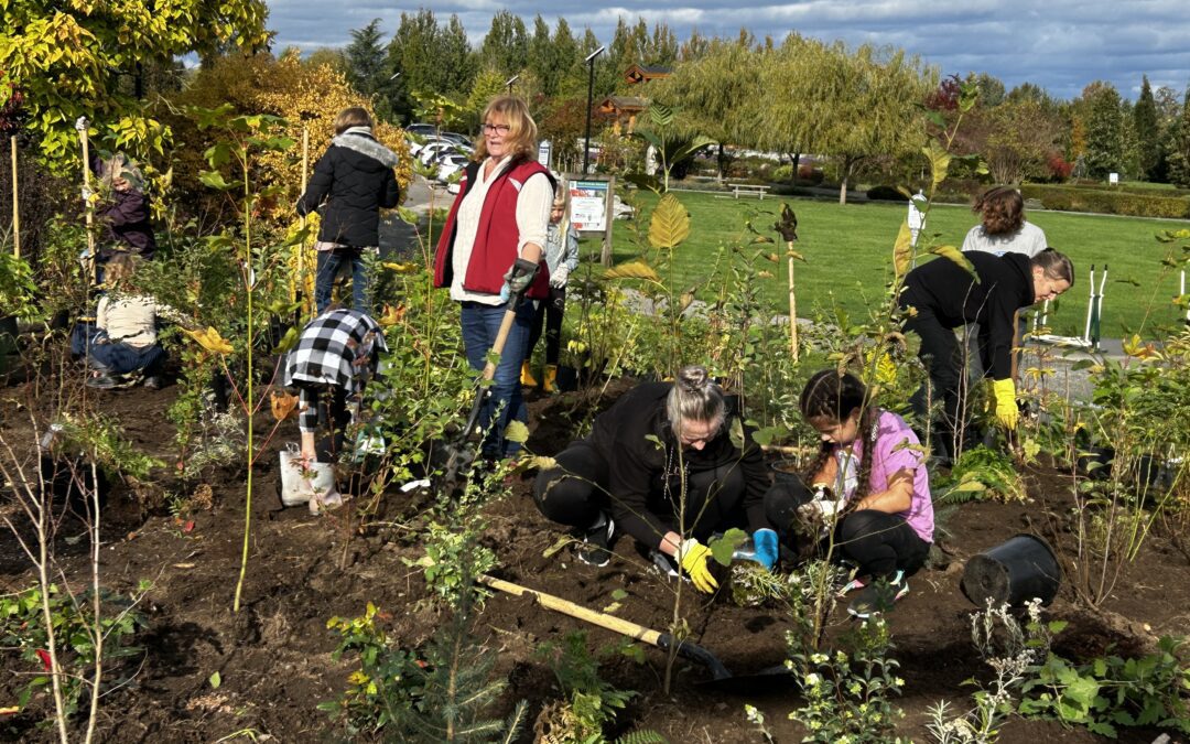 Langley Environmental Partners Society Cultivates Community With Mini Forest Planting