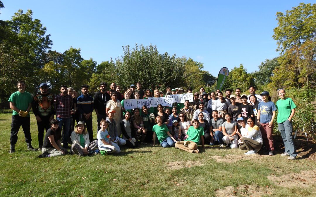 Oakvillegreen Enhances Local Ecosystem with Mini Forest Planting at Joshua Creek Heritage Arts Centre